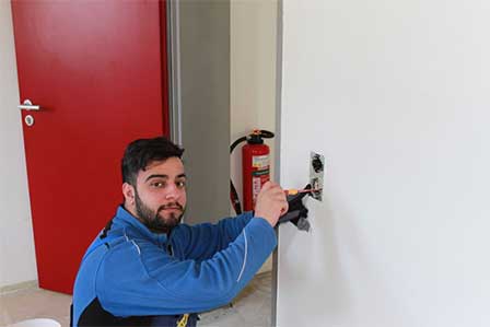 Mayir bei der Arbeit